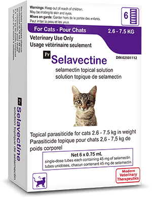 Cat 2.6kg Selavectine Parasite Protection